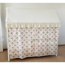 Крыша и шторы для кроватки домика ТД-32