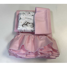 Крыша и шторы для кроватки домика ТД-39